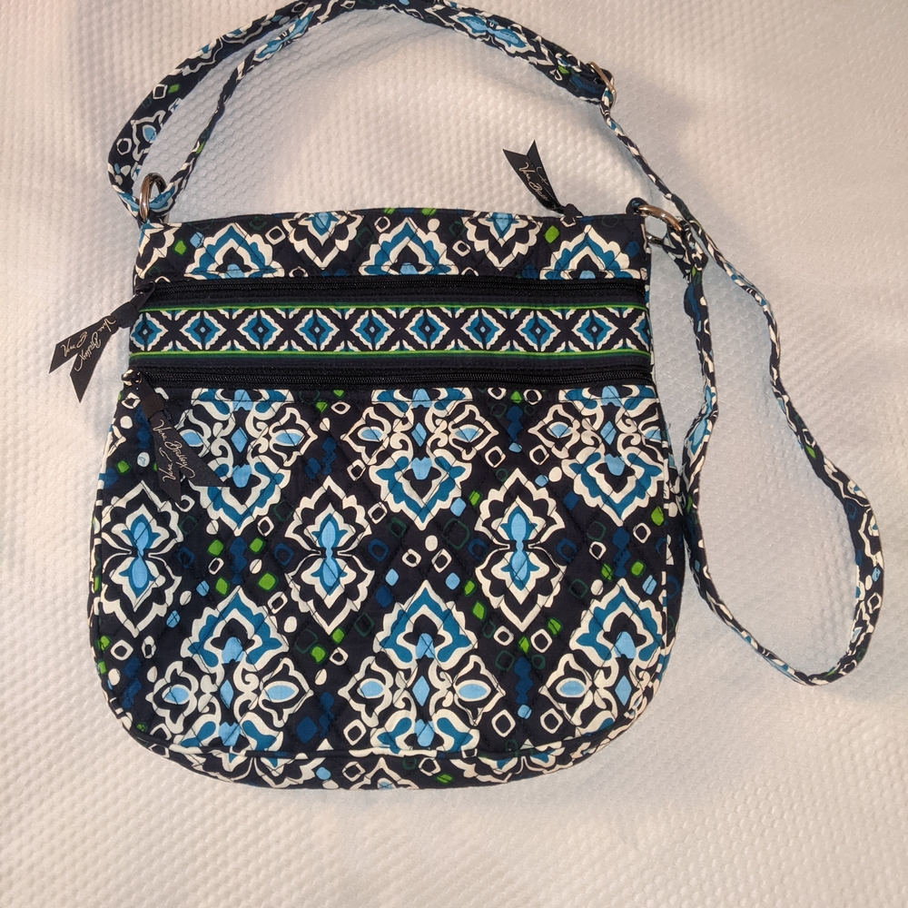 Stylish Blue Patterned Women's Bag